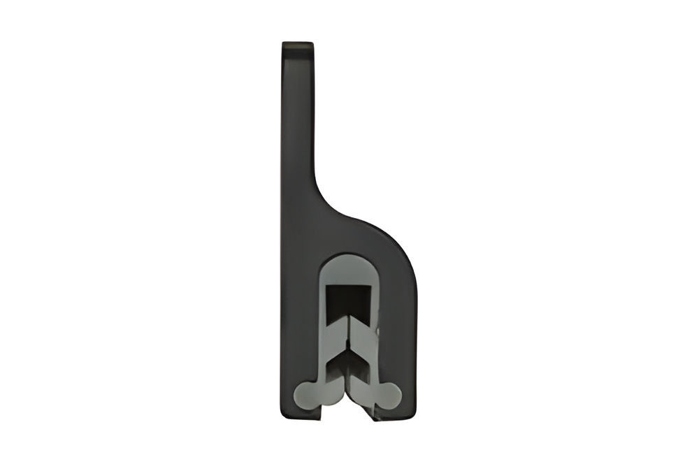 Black Card Gripper Friction Badge Holder, pack of 100 - Image 2