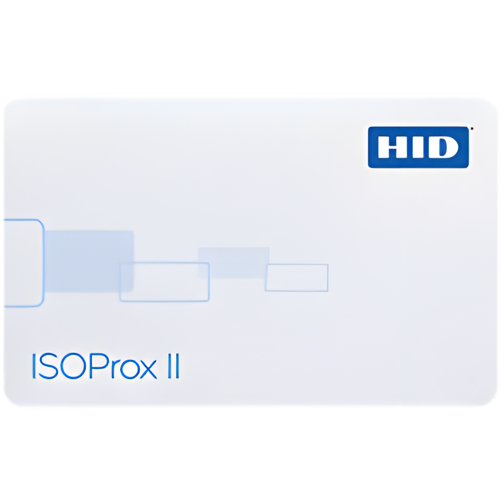 HID 1386 ISOProx II Proximity PVC Card, open format