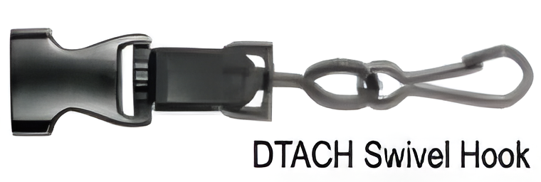 1/4" (6mm) Round Lanyard, break-away, detachable accesory, diamond slider - Image 2