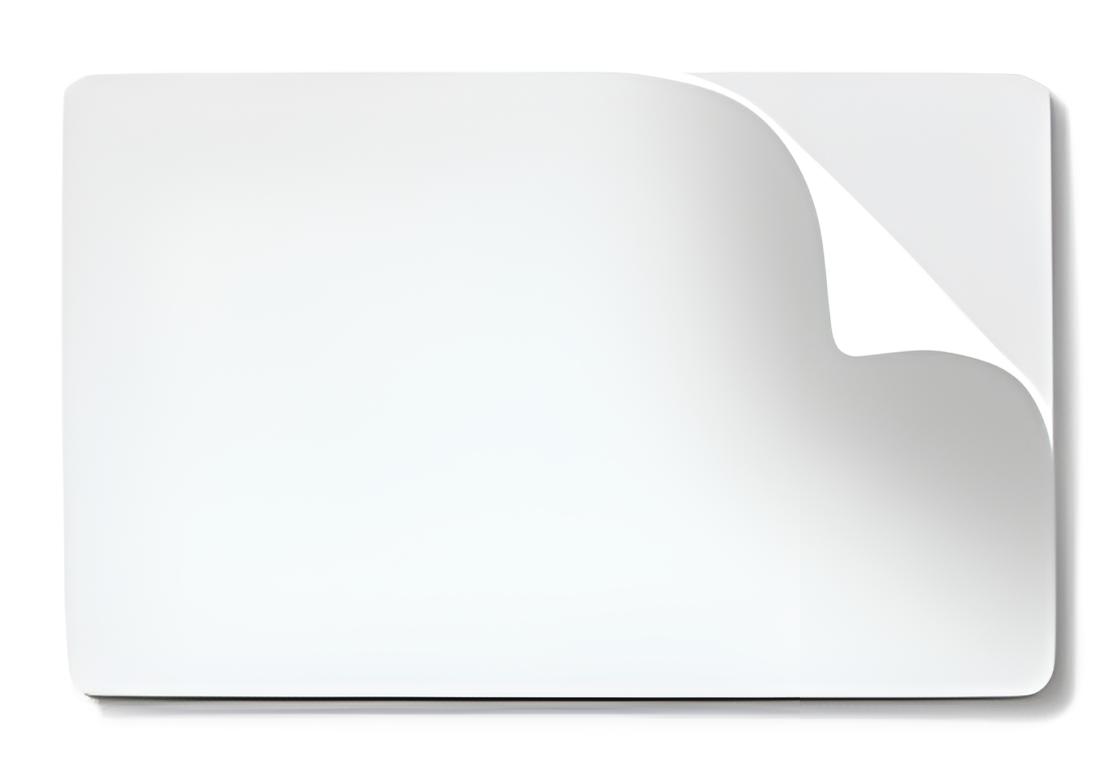 10 mil Adhesive Mylar Backed PVC Cards - Qty 500
