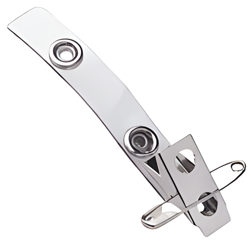 2 Hole Pin-Clip Combo Strap Clip
