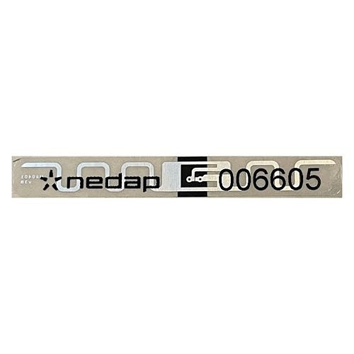 Nedap uPASS 9567992 clear exterior headlight UHF sticker tag