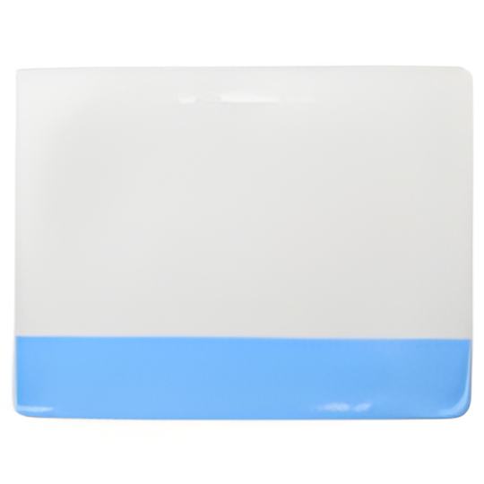 4 x 3" Horizontal Vinyl Holder with Translucent Colored Bar, Qty 100 - Image 2