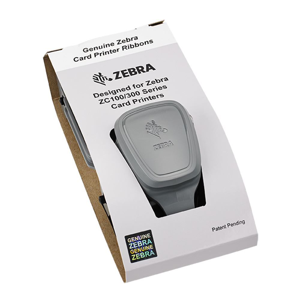 Zebra 800300-309 white monochrome ribbon for ZC300