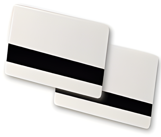 80/20 PVC/PET Composite 30 mil card, 1/2" HiCo Mag Stripe, CR-80, 500/pack