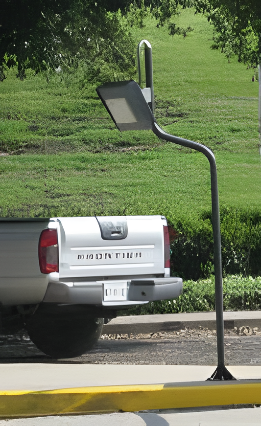 94" Steel Pedestal for Automated Vehicle ID Readers