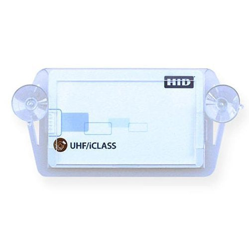 HID WSHLDMT-CLR clear windshield card holder with suction cup