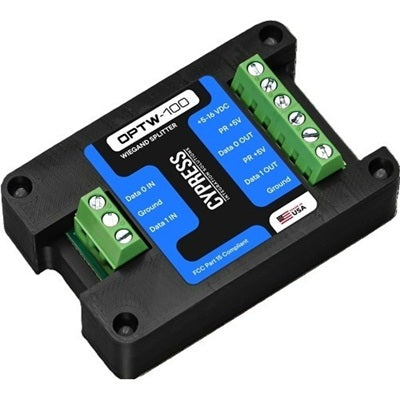 Cypress OPTW-100 optically isolated Wiegand splitter board