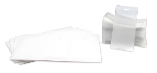Badge Buddy Refill Kit with Slot Inserts and Laminating Pouches, Qty 100