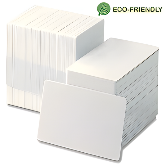 BioPVC Earth-Friendly biodegradable card, 30 mil CR-80, 500/pack