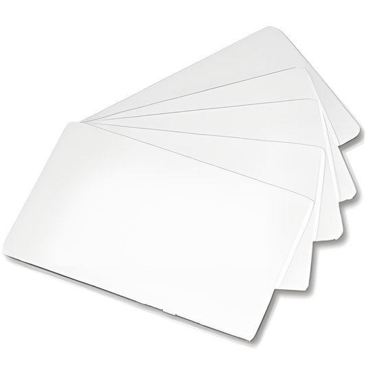 C5101 Evolis 30 Mil Blank PVC Rewritable Cards (Blue) - 100 Pack - Tattoo Rewrite