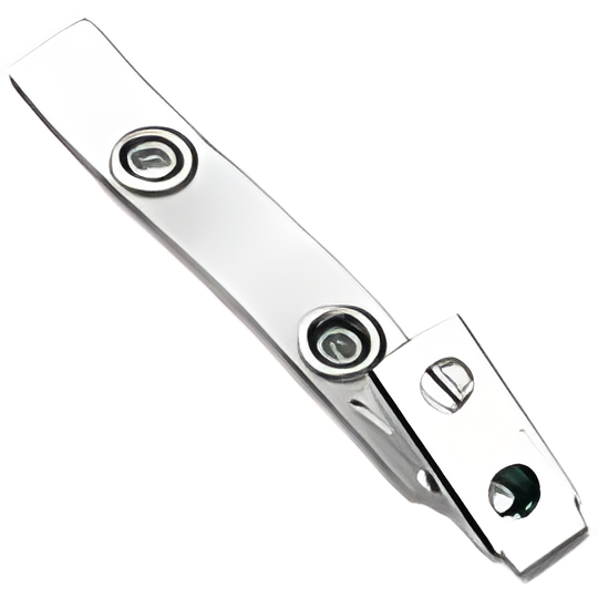 Clear Vinyl Strap Clip, 2-3/4" (70mm) long - (100 pack)