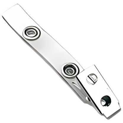 Clear Vinyl Strap Clip, 2-3/4" (70mm) long - (100 pack)