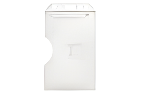 Color 2-Sided Rigid Plastic Multi-Card Holder - Vertical
