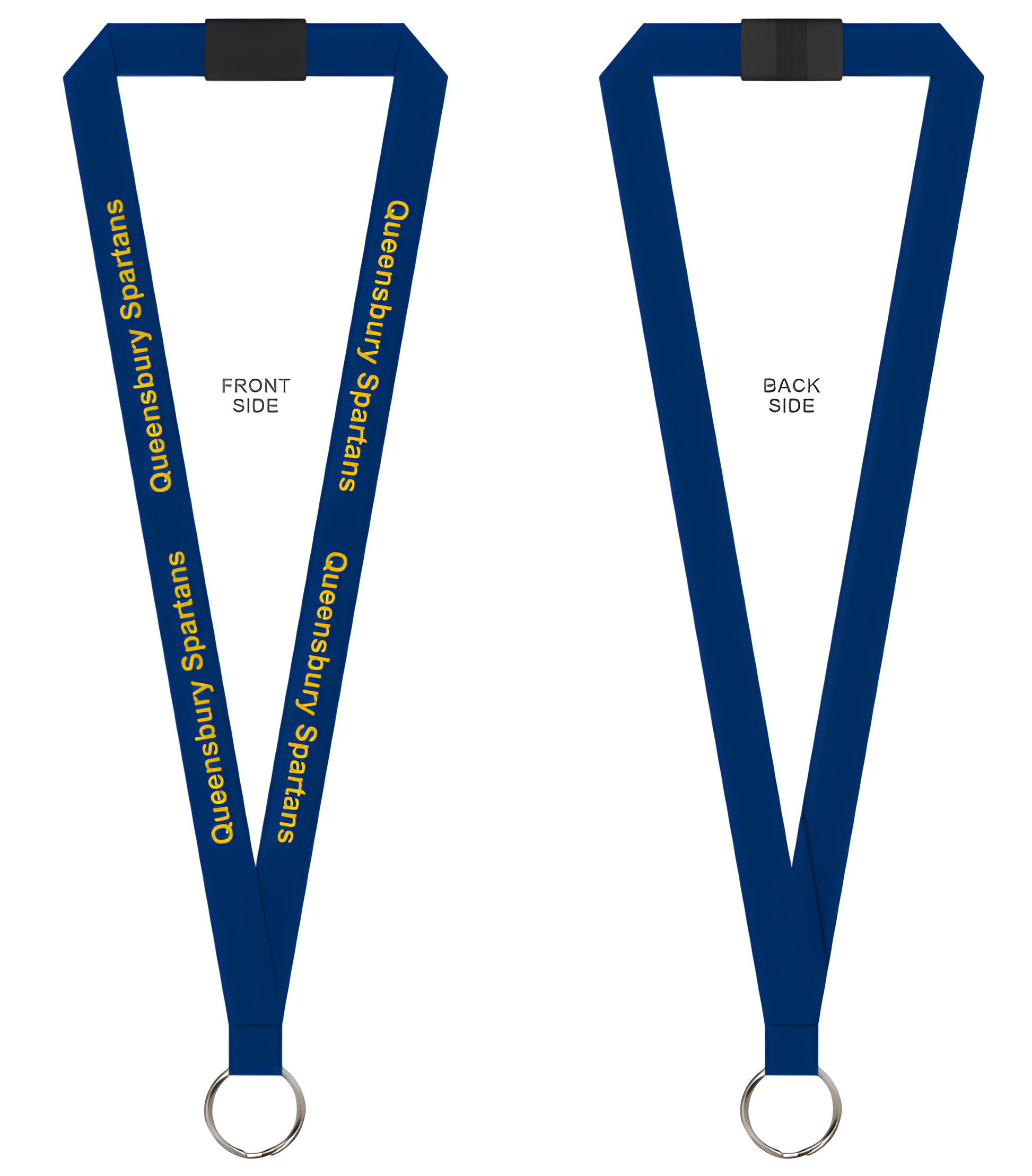 Custom Lanyard - QUEENSBURY SPARTANS