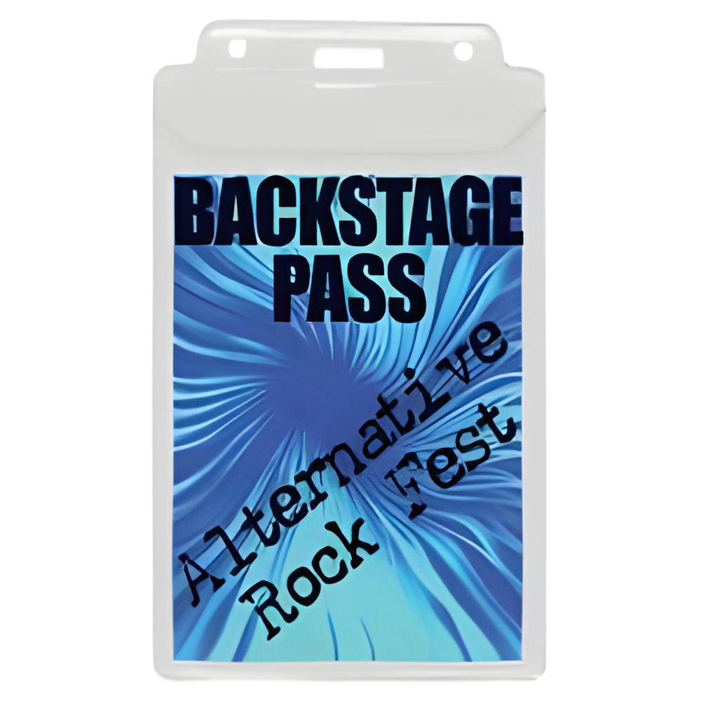 Event Size Holder with tuck-in Flap