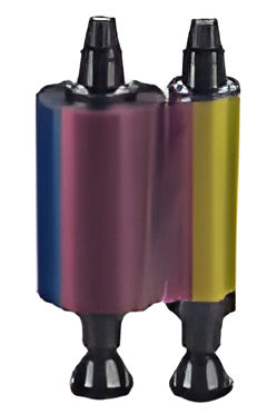 Evolis R3013 1/2 panel YMCKO Color Ribbon - 400 prints