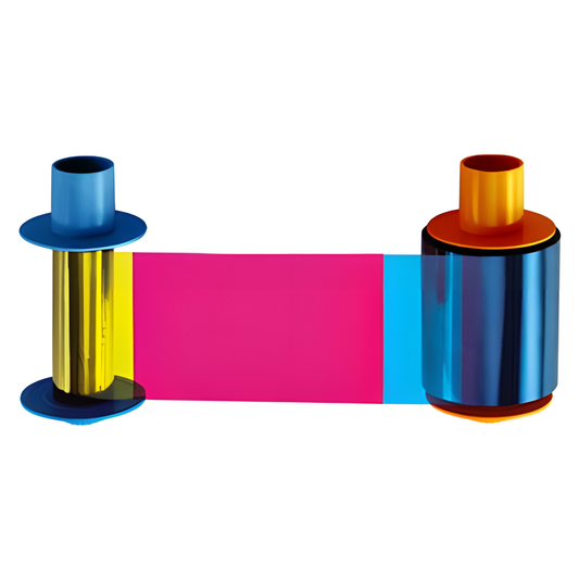 Fargo 45610 YMCKO Enhanced Color Ribbon - 500 prints - For DTC1500