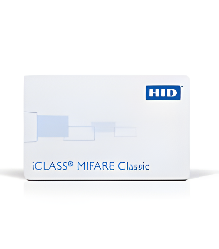 HID 2320 iCLASS 2k bit with 2 application areas + MIFARE 1K Memory with 16 Sectors, Contactless Smart Card