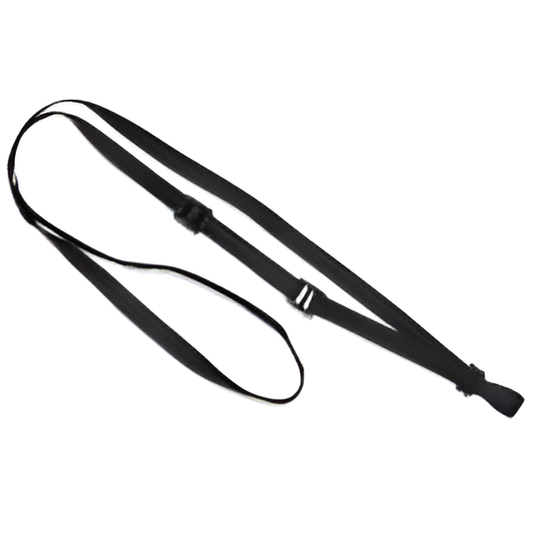 Lanyard, adjustable, flat MicroWeave, Break-Away, No-twist plastic hook, 3/8" wide