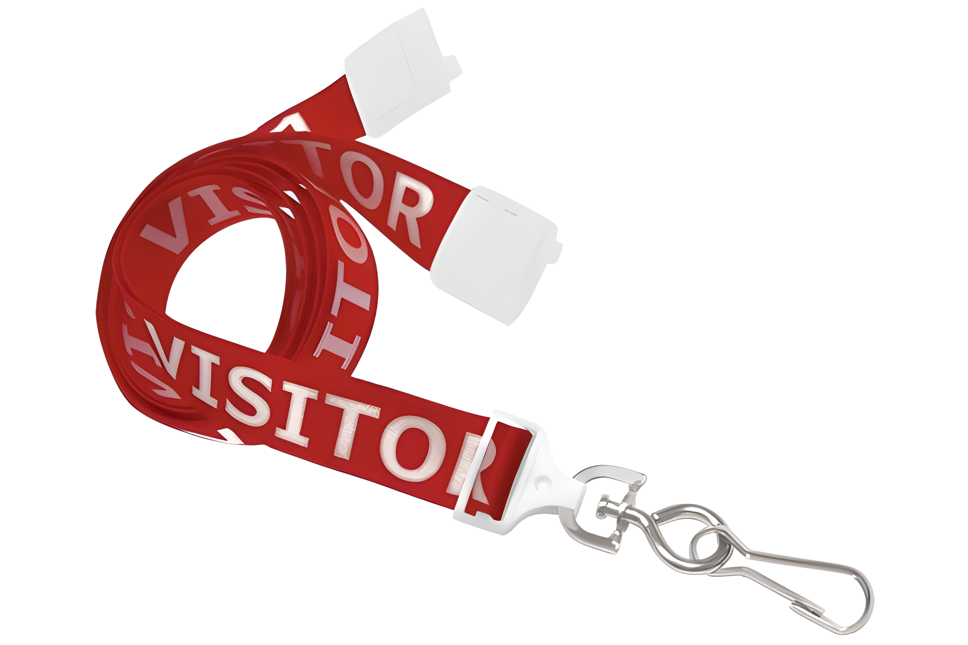 Lanyard, flat UltraWeave, pre-printed (event staff, volunteer, temporary, visitor, contractor, staff) 5/8" wide