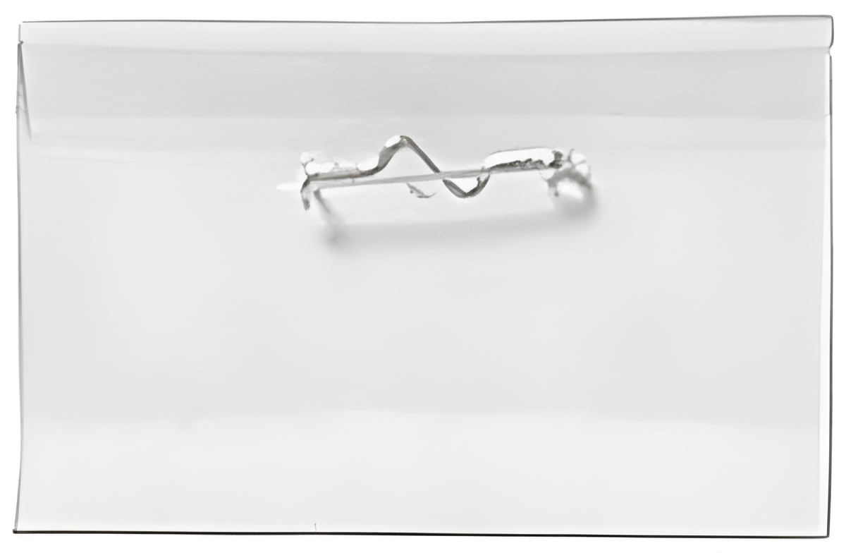 Name Tag Holder with Pin - Rigid