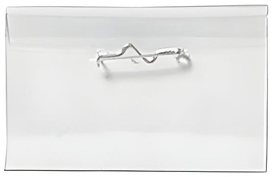 Name Tag Holder with Pin - Rigid