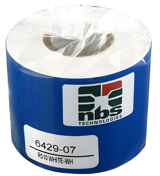 NBS 6429-07 ImageMaster Monochrome Ribbon - White - 3,200 prints