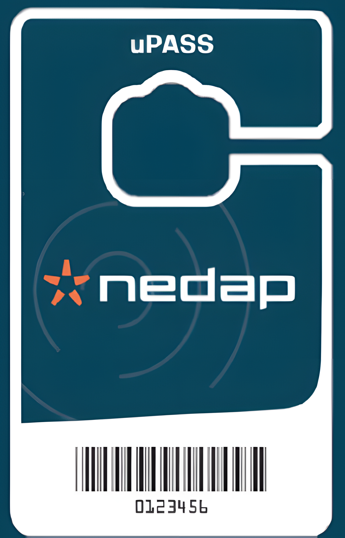 NEDAP uPASS 9988831 UHF Hangtag (custom programmed)