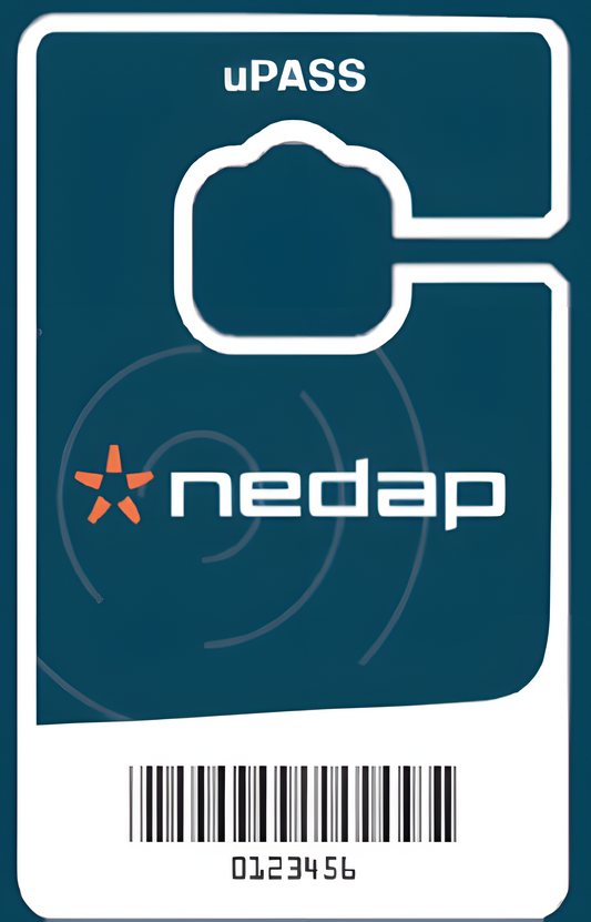 NEDAP uPASS 9988858 UHF Hangtag (custom artwork)