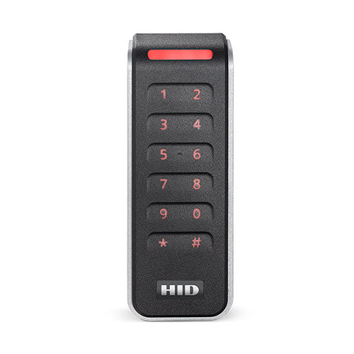 HID Signo 20K keypad reader, Smart Profile, narrow mullion mount