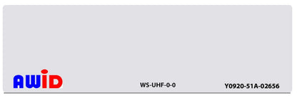 AWID WS-UHF-0-0 Windshield Adhesive Tag for the LR-2000, 2200 & 3000 reader